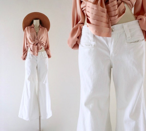 70's wrangler blanco jeans - xs