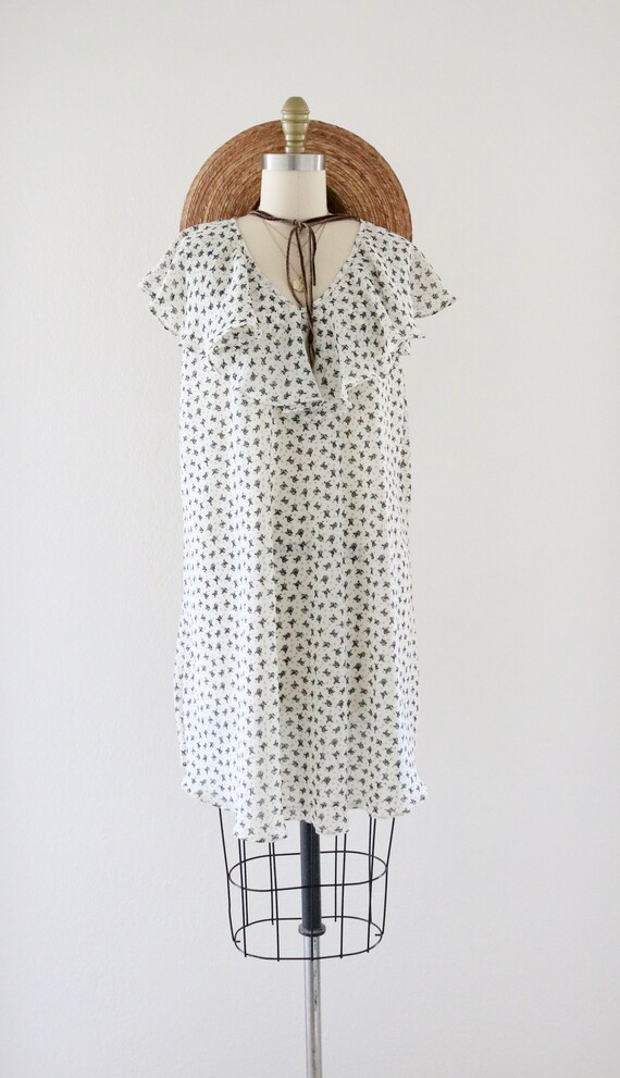 chiffon ruffle dress - image 2