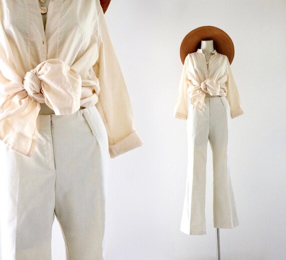 70s ivory flares