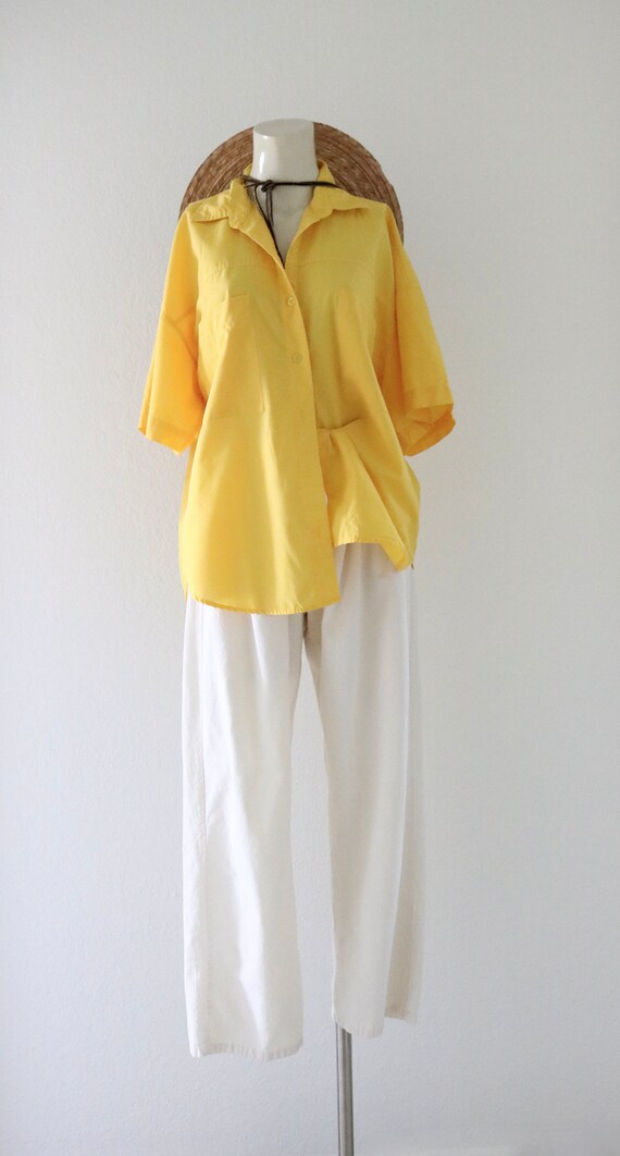 marigold button top - image 3