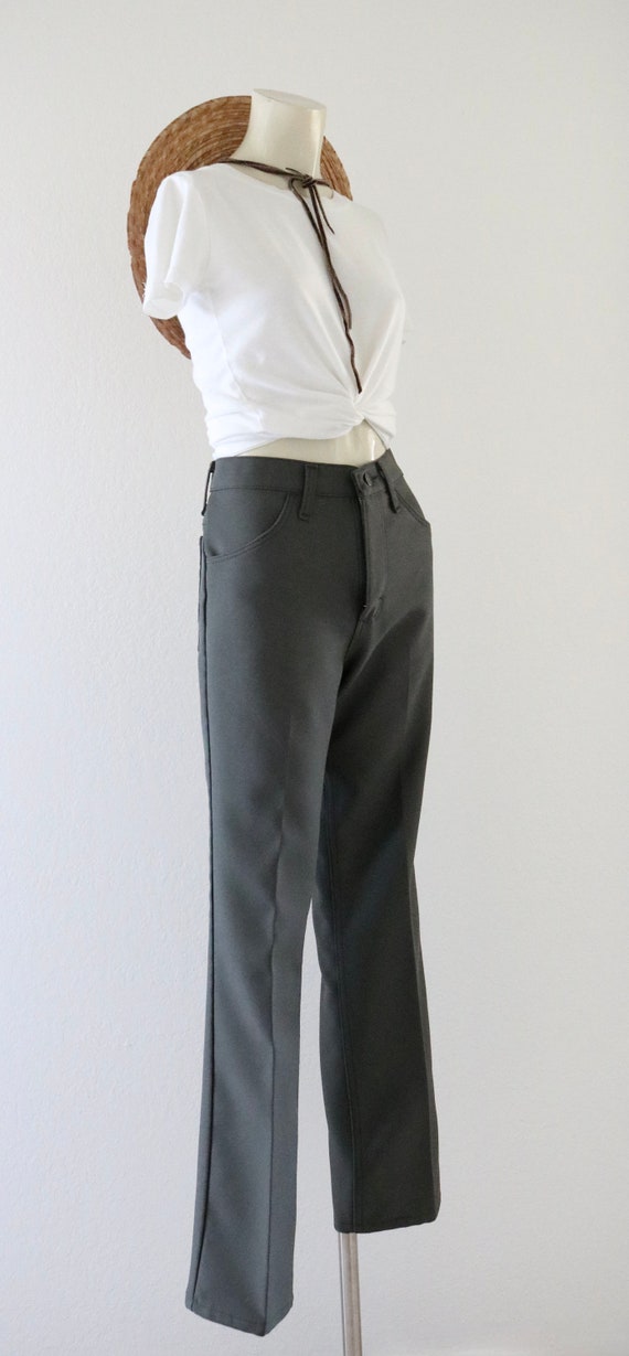 dark olive wrangler trousers - 29 - vintage 90s u… - image 4