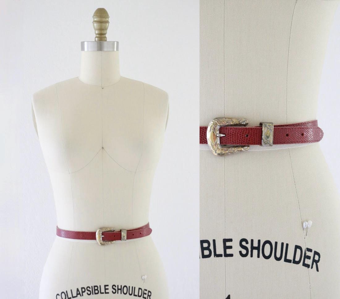 小物 vintage Western belt. 90s SOLD 90s Silver Creek Western Belt → Hotbox Vintage