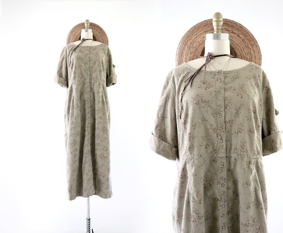 corduroy market dress - xl