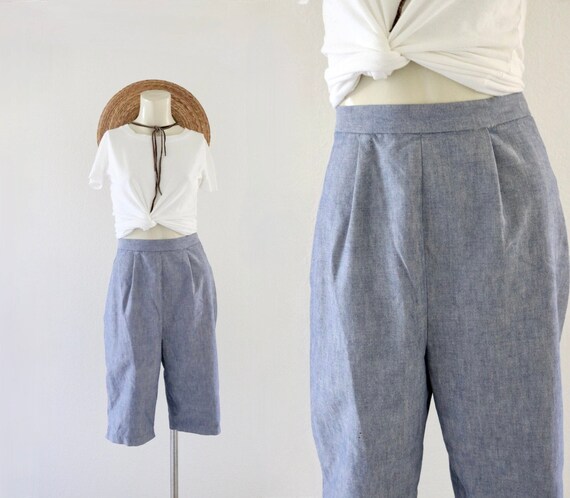 chambray shorts 28-29 - image 1