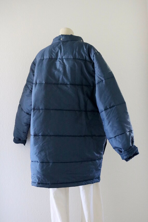 70's puffer jacket - vintage unisex blue mens wom… - image 6