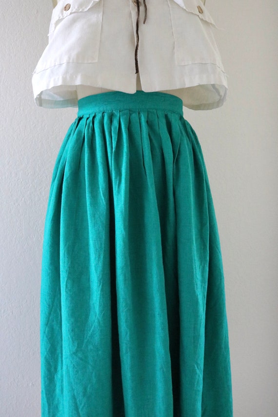 full linen skirt - 25 - image 3