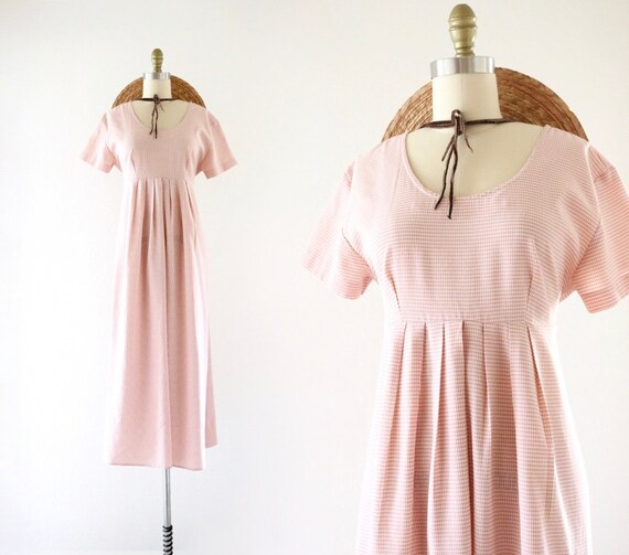 gingham market dress - s/m