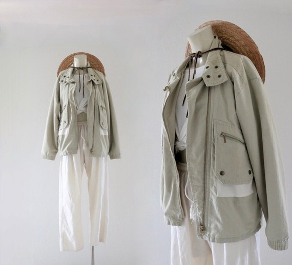 two tone khaki jacket (see details)