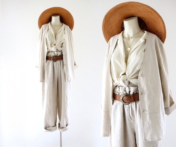 linen studio jacket