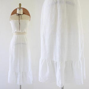 white on white eyelet skirt 26-38 waist