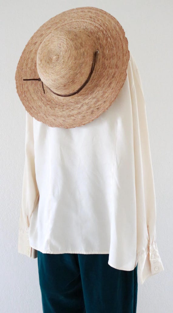 silk button top - l - image 6