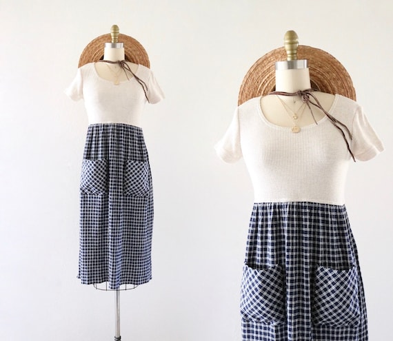 check market dress 3/4