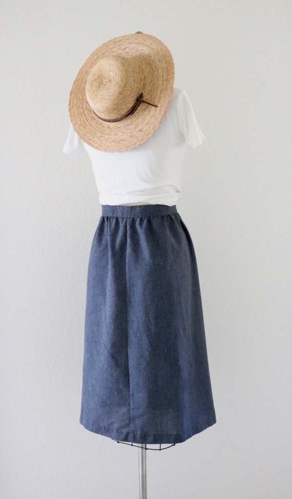 woven button skirt - 25 - image 5