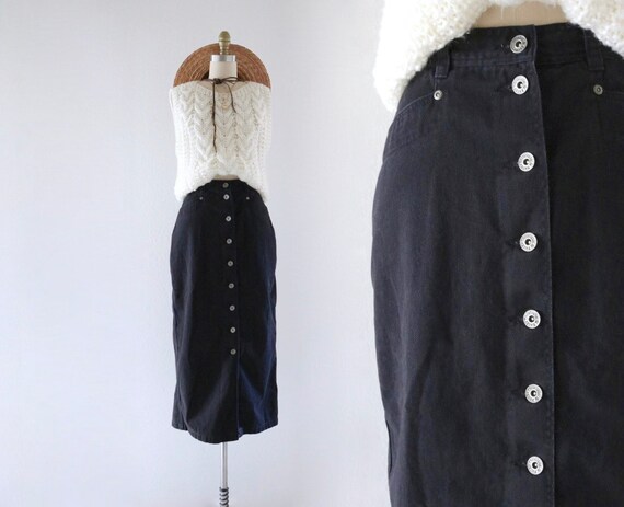 black button skirt - 10