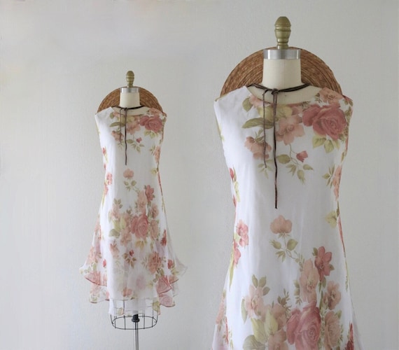 chiffon flutter dress - see details - m - image 1