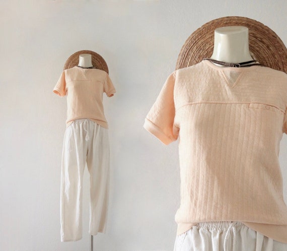 cropped melon tee - XS - image 1