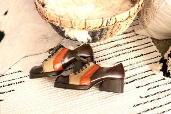 70's earth rainbow platforms - 5