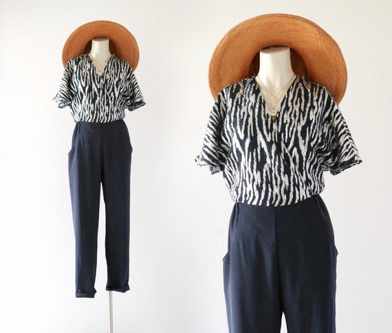 metallic jumpsuit - xs/s