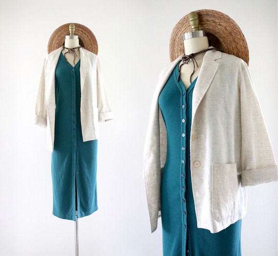 linen jacket - m