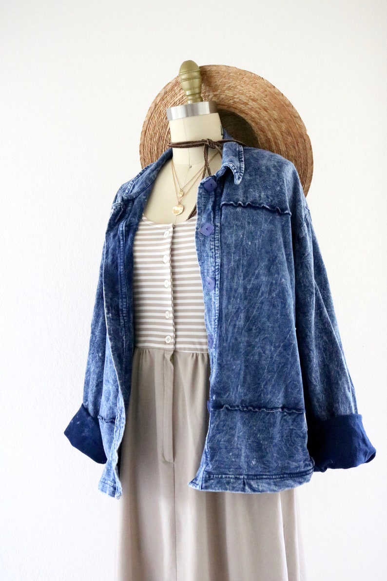 oversized knit jacket