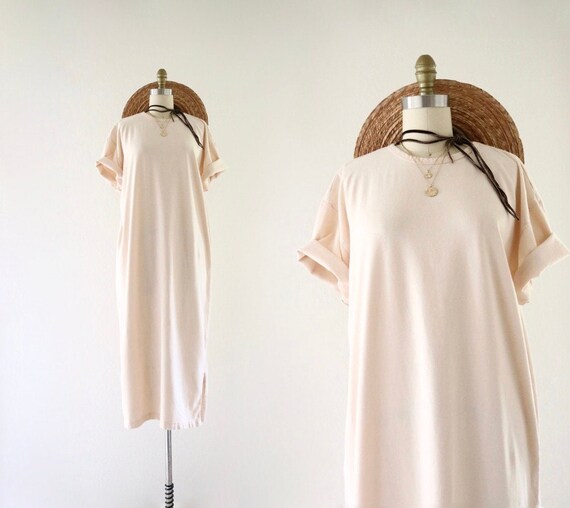 peachy t-shirt dress - see details