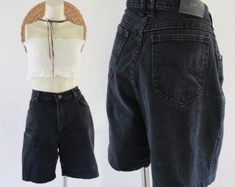 Pantalones cortos vaqueros LEE - talla 32 - estilo vintage para mujer