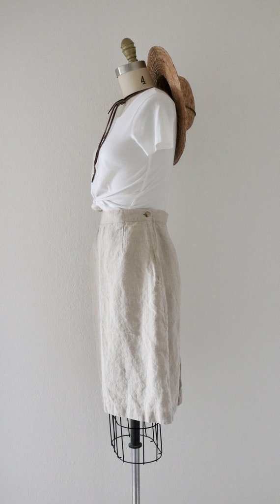 linen pencil skirt - 26 - image 4