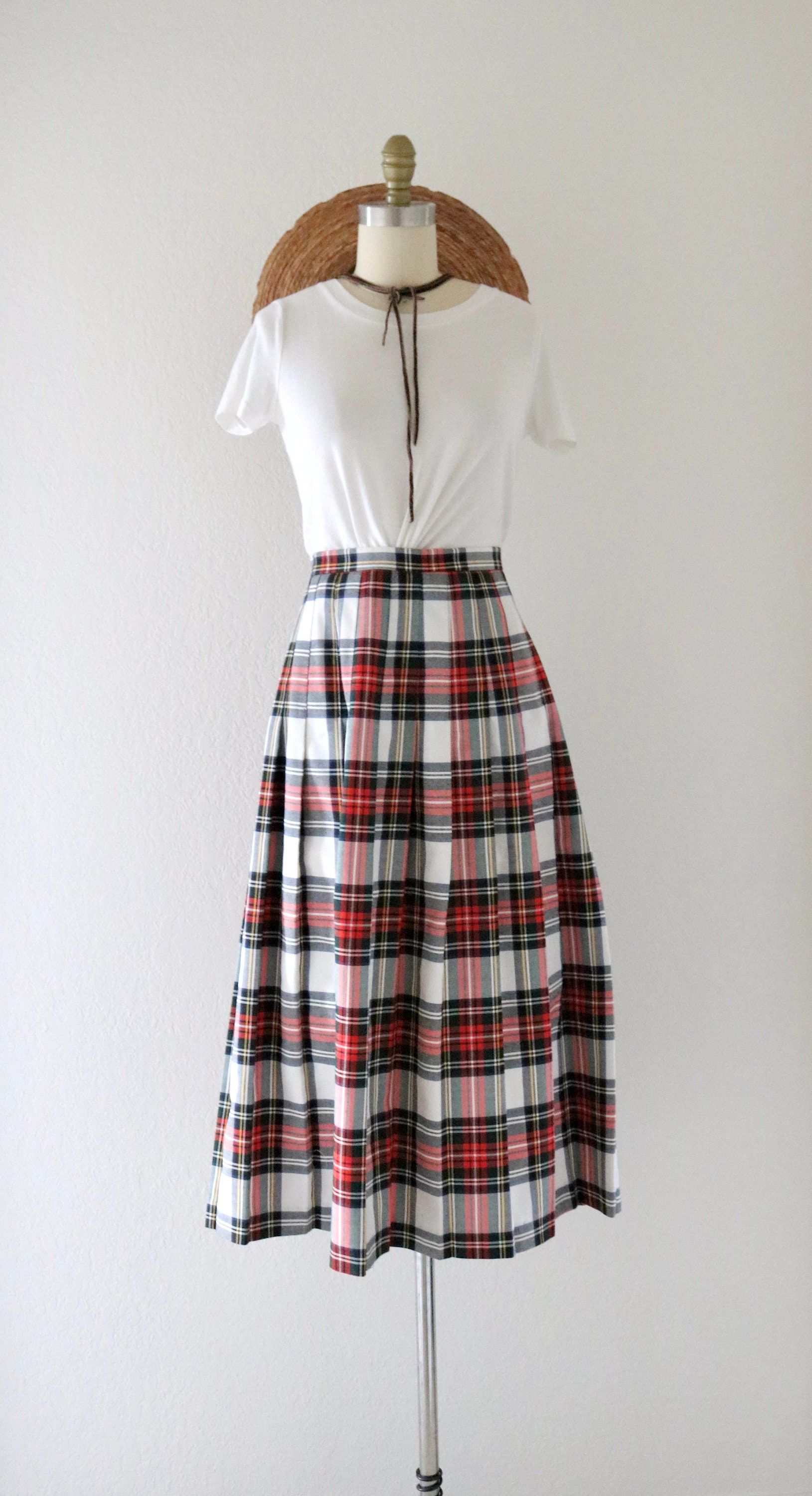 ”LESLIE　レスリー　アニマル柄　スカート　アメリカ古着 USA VINTAGE STUDIO M LACE PLEATES DESIGN SKIRT/アメリカ古着