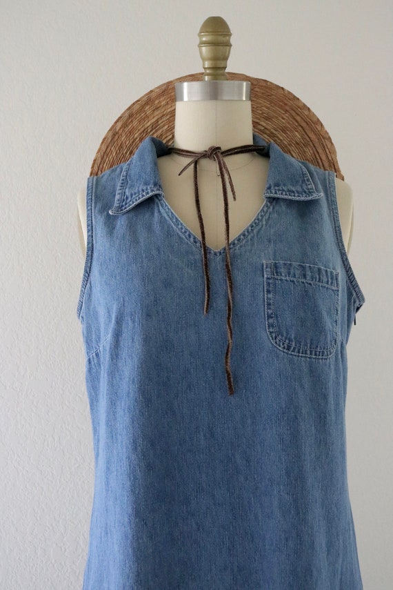 denim maxi dress - m - image 3