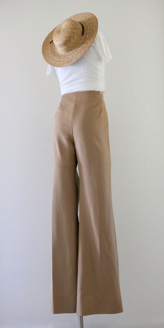 70's honey wide leg trousers - m - image 5