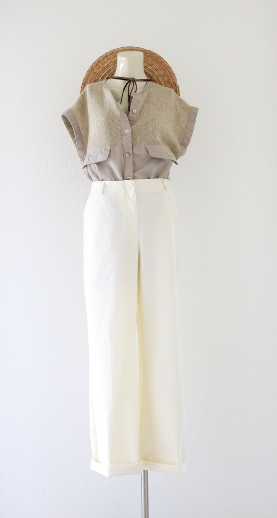 ivory trousers - 8 - image 3