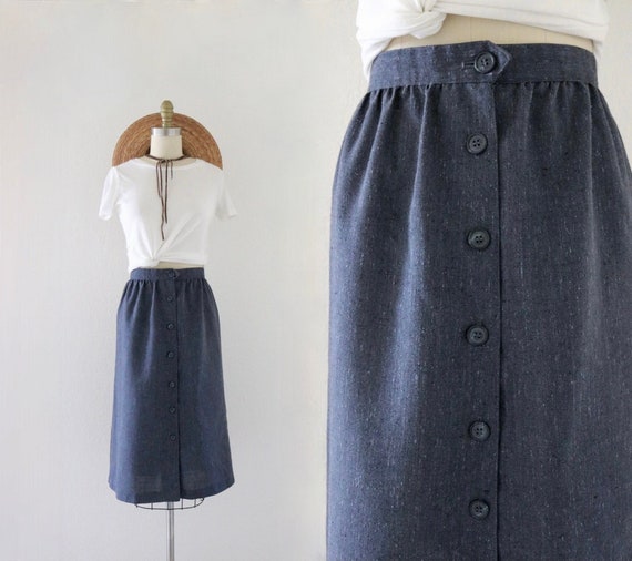 woven button skirt - 25 - image 1