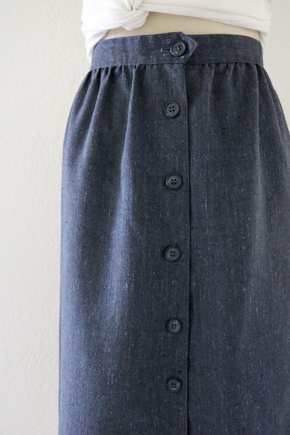 woven button skirt - 25 - image 3