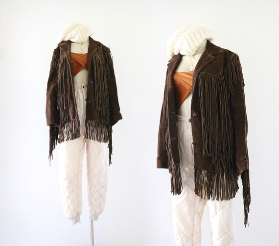 1970's suede fringe jacket
