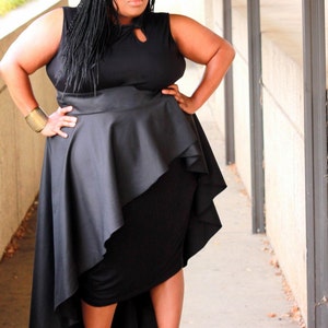 women's plus size peplum dresses