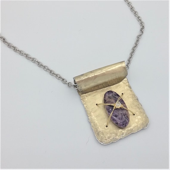 Amethyst Pendant Necklace