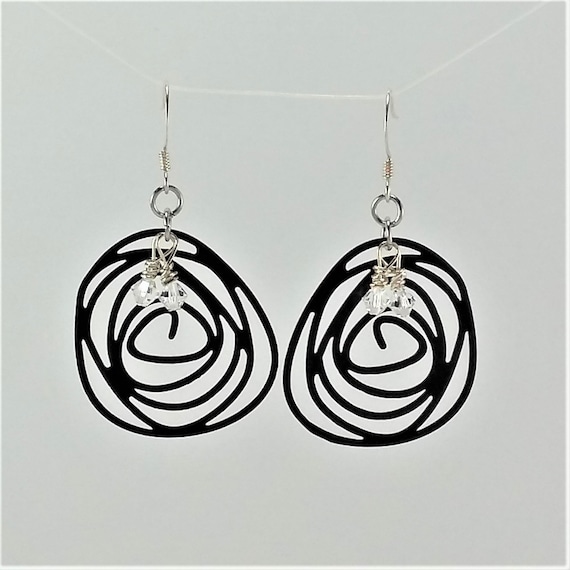 Freeform Swirl Earrings