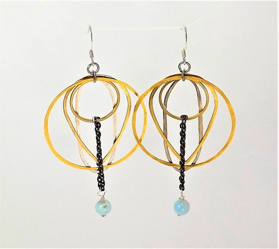 Natural Aquamarine Earrings