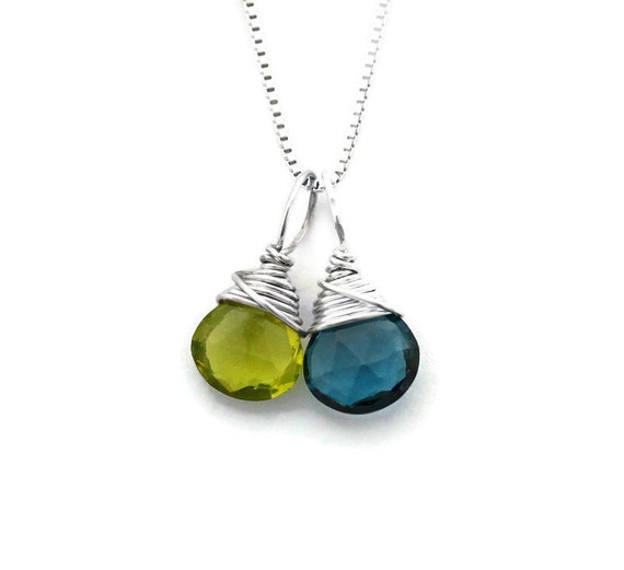 mum birthstone necklace