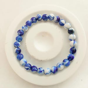 Blue and White Porcelain Bracelet
