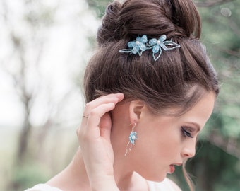 Teal Hair Accessory Etsy