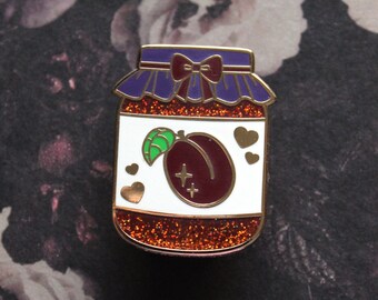 Plum Jam - Jam Jelly Jar Hard Enamel Pin