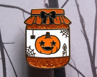 Jack O' Jam - Glitter Pumpkin Halloween Jam Jelly Jar