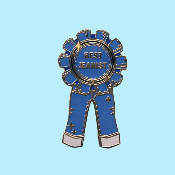 Best Jeanist Award Hard Enamel Pin