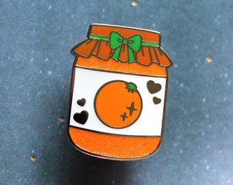 Orange Marmalade - Jam Jelly Jar Hard Enamel Pin