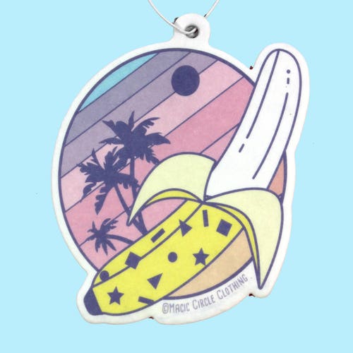 Sunset Banana Scented Air Freshener Etsy