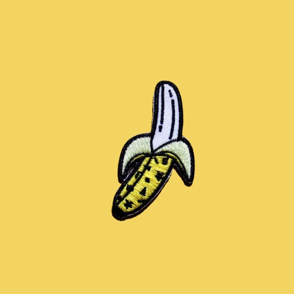 Konfetti Früchte Aufnäher - Banane Aufnäher