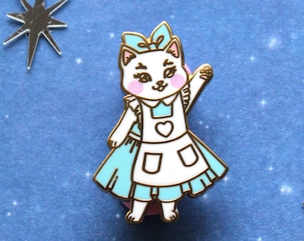 Kitties In Wonderland Enamel Pin Series - Alice