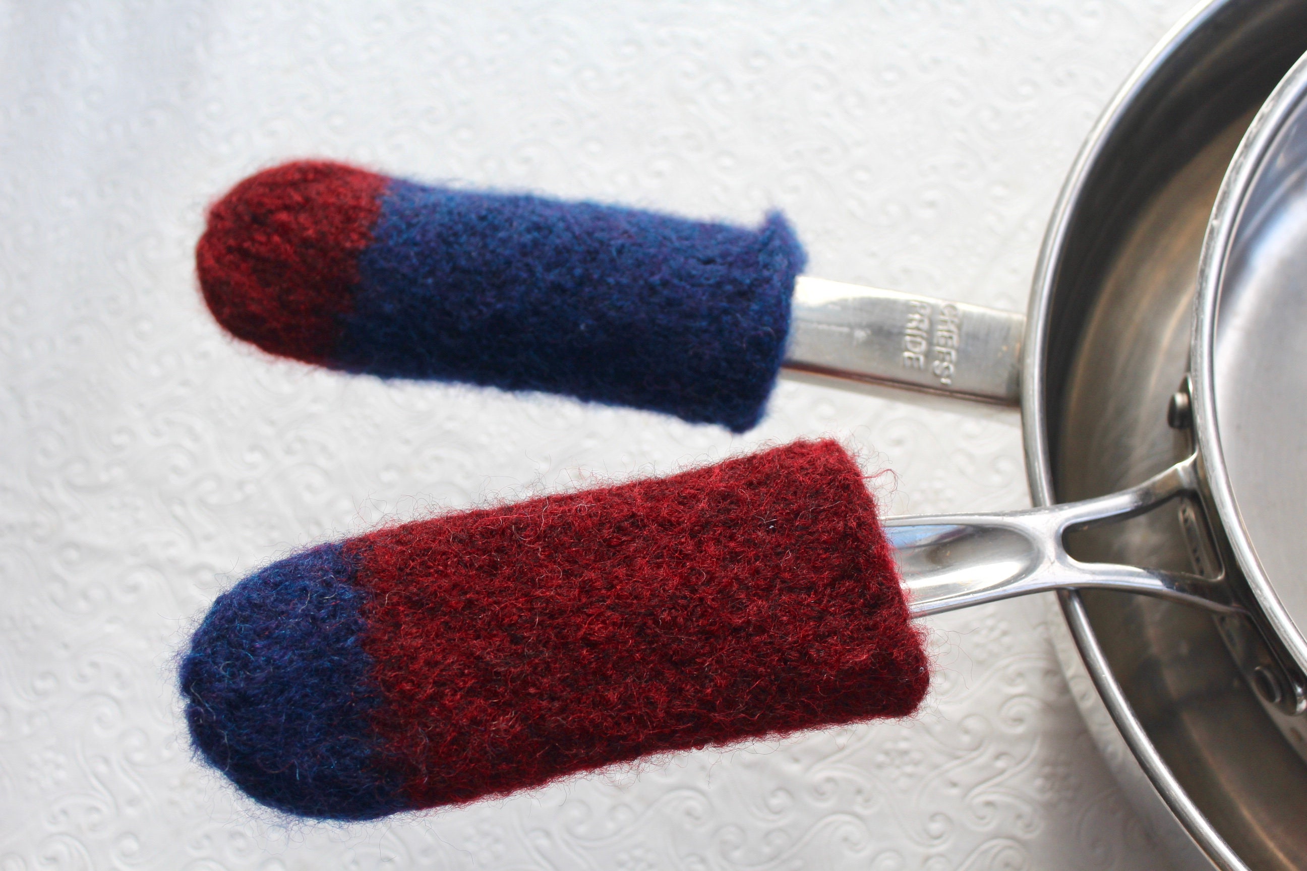Wool Felt Pan Handle Cover – Afternoon Light