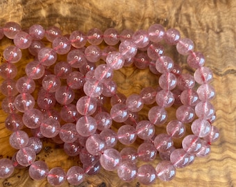 Strawberry Quartz Beaded Bracelets